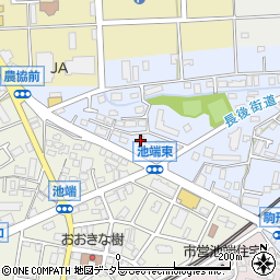 神奈川県伊勢原市池端153-1周辺の地図