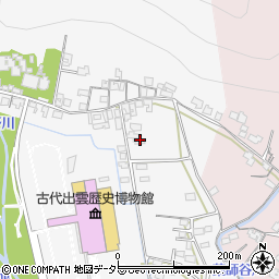 島根県出雲市大社町杵築東106-4周辺の地図