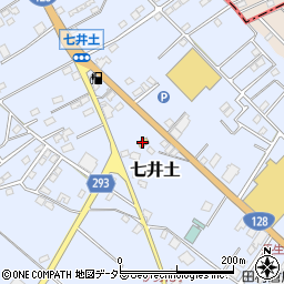 ファミリーマート長生七井土店周辺の地図