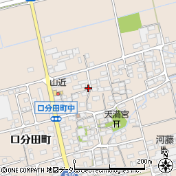 滋賀県長浜市口分田町744周辺の地図