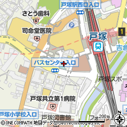 スシロー 戸塚駅前店周辺の地図