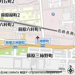 アンフィニ大澤Ｂ周辺の地図