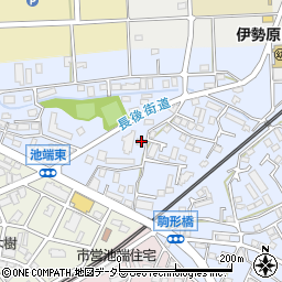 神奈川県伊勢原市池端251-3周辺の地図