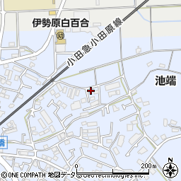 神奈川県伊勢原市池端496-5周辺の地図