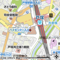 神奈川県横浜市戸塚区戸塚町16-17周辺の地図