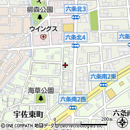 岐阜県岐阜市宇佐東町1-10周辺の地図