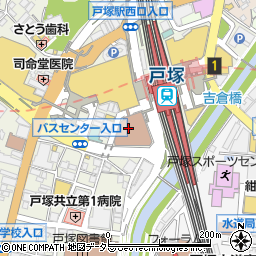 戸塚西口共同ビル周辺の地図