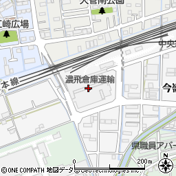 濃飛倉庫運輸岐阜総合輸送センター周辺の地図