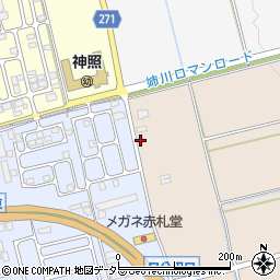 滋賀県長浜市口分田町196周辺の地図