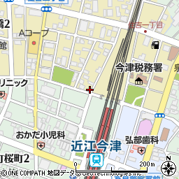 スペースＥＣＯ近江今津駅前駐車場周辺の地図