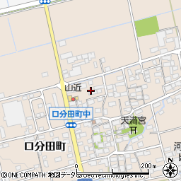 滋賀県長浜市口分田町761周辺の地図