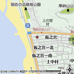 島根県出雲市大社町杵築北2844周辺の地図