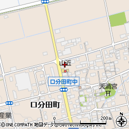 滋賀県長浜市口分田町740周辺の地図