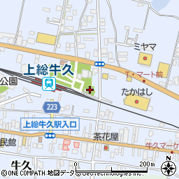 中町公民館周辺の地図