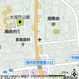 神奈川県藤沢市湘南台6丁目33-16周辺の地図