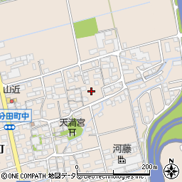 滋賀県長浜市口分田町697周辺の地図