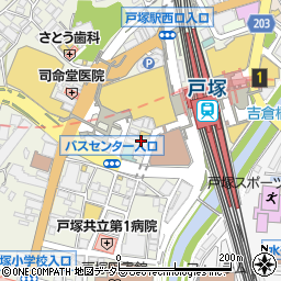 三菱ＵＦＪローンビジネス株式会社　戸塚駅前営業所周辺の地図