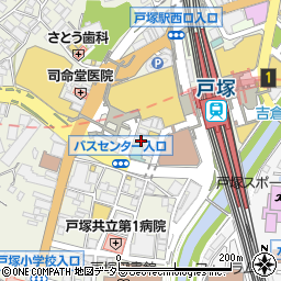 ニュー・クイック　戸塚店周辺の地図