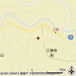 三徳山 皆成院周辺の地図