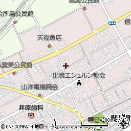 島根県出雲市斐川町荘原2311-3周辺の地図