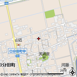 滋賀県長浜市口分田町736周辺の地図