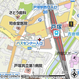 三代目 鳥メロ 戸塚西口店周辺の地図