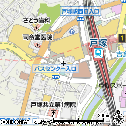 戸塚バスセンター周辺の地図