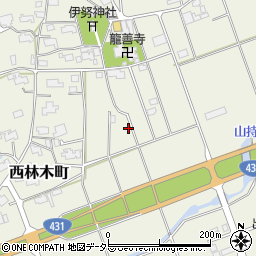 島根県出雲市西林木町134-1周辺の地図