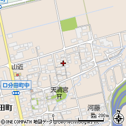 滋賀県長浜市口分田町671周辺の地図