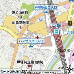 ＪＴＢ　戸塚店周辺の地図