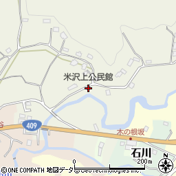 米沢上公民館周辺の地図