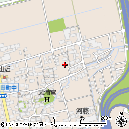 滋賀県長浜市口分田町695周辺の地図