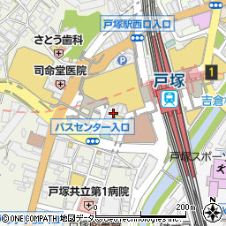 戸塚パルソ周辺の地図