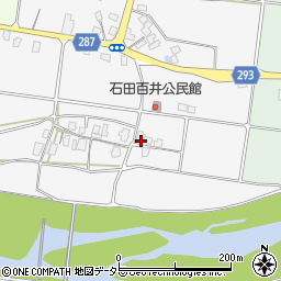 鳥取県八頭郡八頭町石田百井周辺の地図