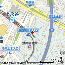 神奈川県横浜市港南区野庭町106周辺の地図