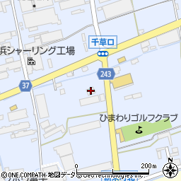 有輪商店長浜倉庫周辺の地図