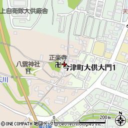 滋賀県高島市今津町大供周辺の地図