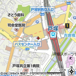 神奈川県横浜市戸塚区戸塚町16-16周辺の地図