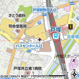 松屋 戸塚店周辺の地図