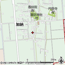 岐阜県安八郡神戸町加納278周辺の地図