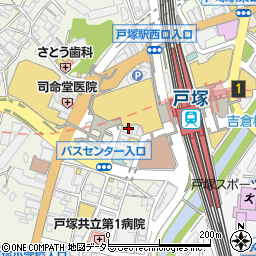 カラオケの鉄人 戸塚西口店周辺の地図