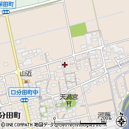 滋賀県長浜市口分田町666周辺の地図