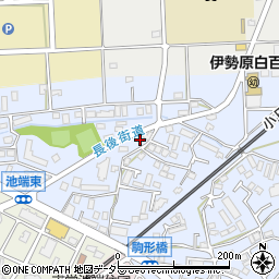 神奈川県伊勢原市池端228周辺の地図