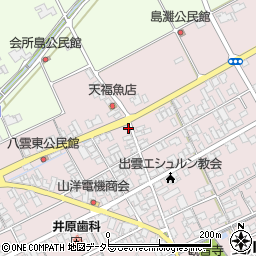 島根県出雲市斐川町荘原3064-11周辺の地図