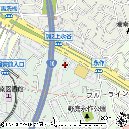 神奈川県横浜市港南区野庭町51周辺の地図