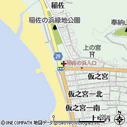 島根県出雲市大社町杵築北2844-37周辺の地図