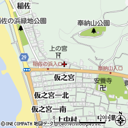 島根県出雲市大社町杵築北2890周辺の地図