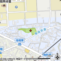 神奈川県伊勢原市池端235周辺の地図
