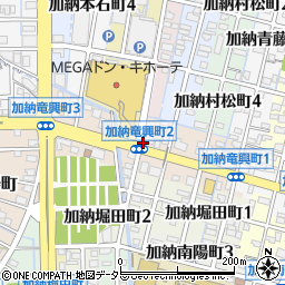 岐阜県岐阜市加納竜興町周辺の地図
