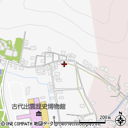 島根県出雲市大社町杵築東107-2周辺の地図